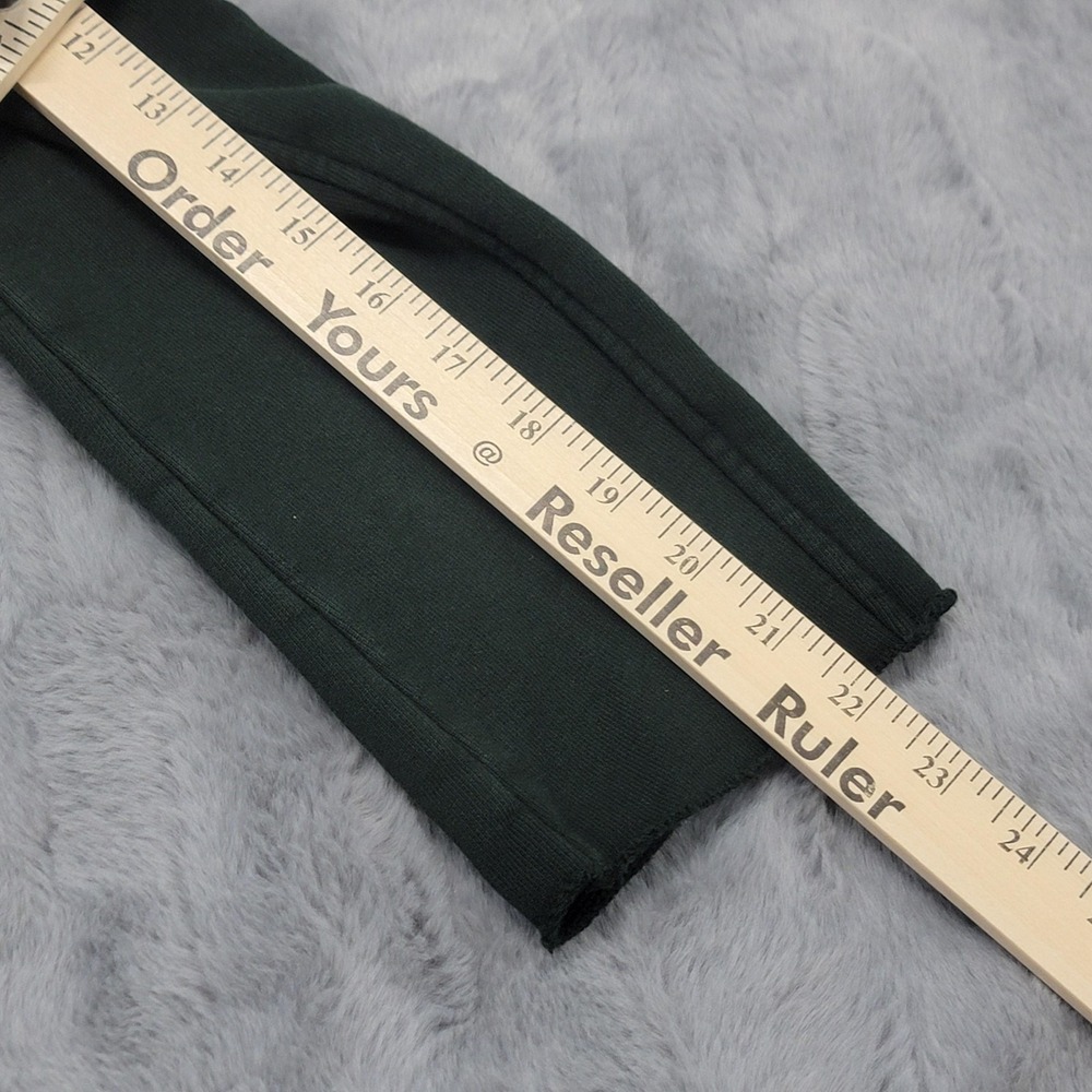 Frank Eileen Belfast Pea Coat Womens Medium Green Cotton Fleece Double Breasted - Picture 12 of 13
